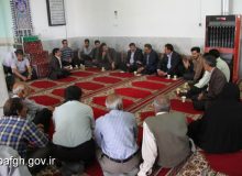 بازدید فرماندار بافق از روستاهای بشکان و خوسف