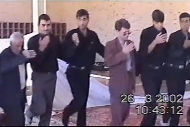 عزاداری در روستای خوسف در اوایل دهه ۸۰