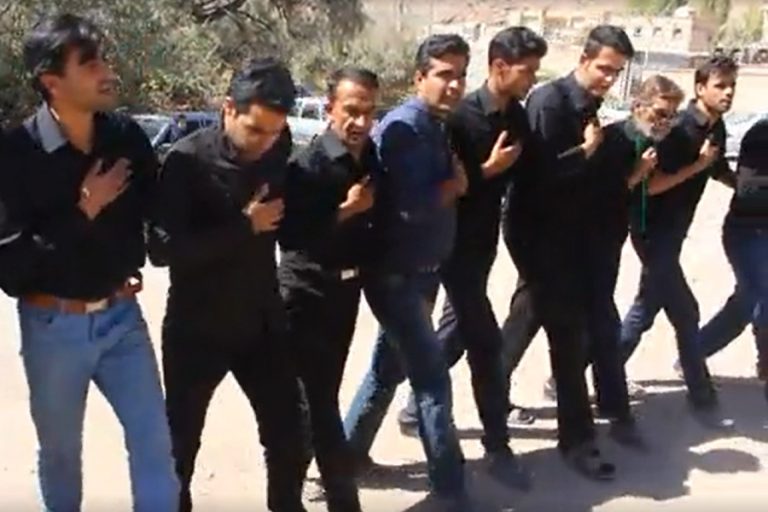 مراسم جوش زنی محرم ۱۳۹۵