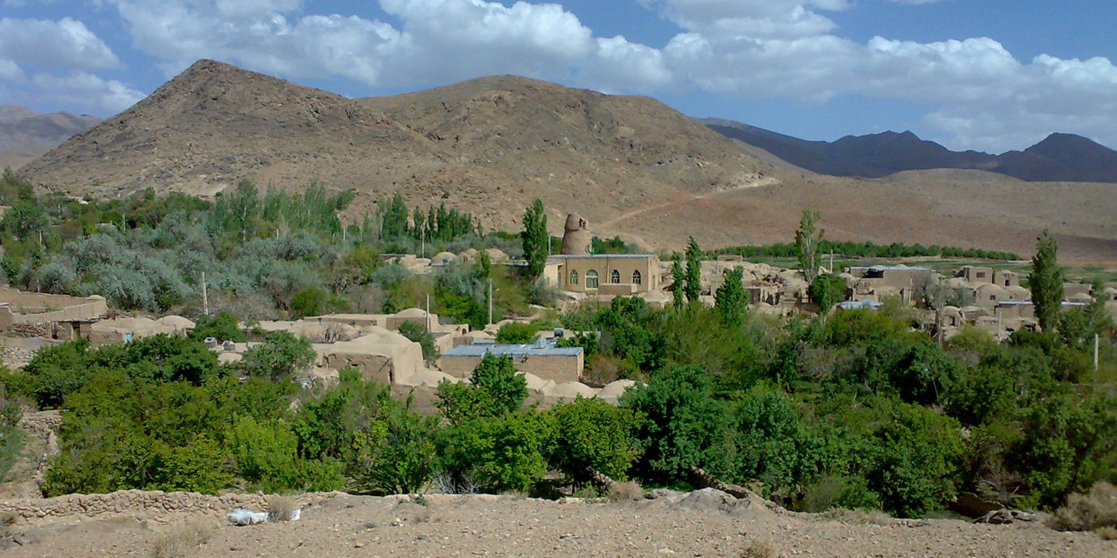 چشم‌انداز روستای خوسف در شهرستان بافق استان یزد