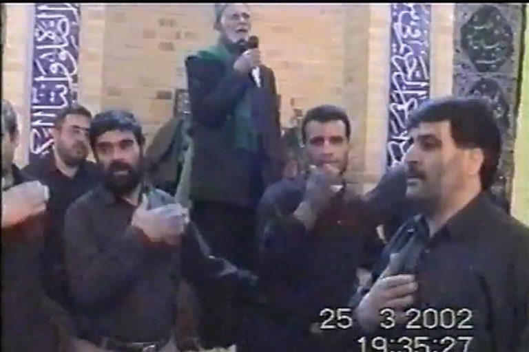 عزاداری در روستای خوسف در اوایل دهه ۸۰